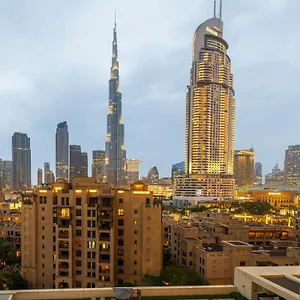First Class 2br With Full Burj Khalifa View شقة دبي